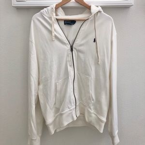 Polo by Ralph Lauren White Jacket Hoodie